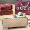 Gucci GG Supreme Mini Brown Monogram Leather Hobo Bag
