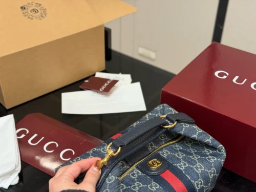 Gucci Monogram Vanity Bag Style 0188
