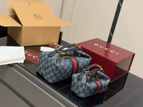 Gucci Monogram Vanity Bag Style 0188