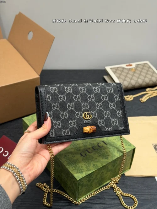 Gucci Bamboo Chain Wallet Style 0199