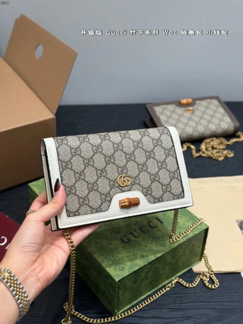Gucci Bamboo Chain Wallet Style 0199