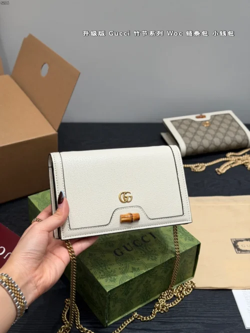 Gucci Bamboo Chain Wallet Style 0199