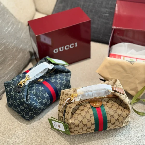 Gucci Blue Monogram Denim Bag