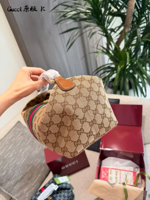 Gucci Blue Monogram Denim Bag
