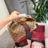 Gucci Blue Monogram Denim Bag