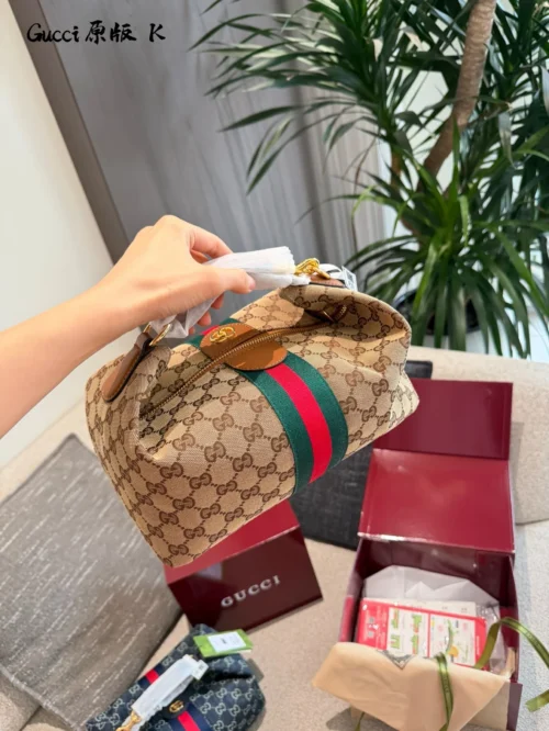 Gucci Blue Monogram Denim Bag