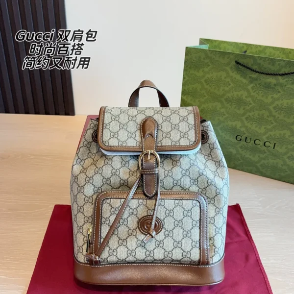 Gucci Monogram Backpack