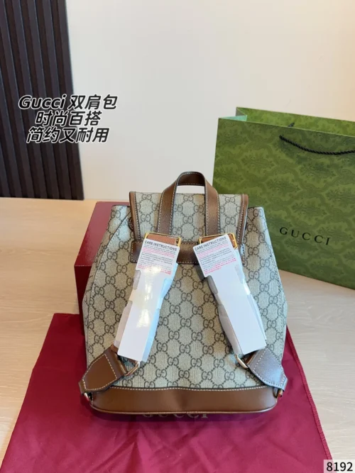Gucci Monogram Backpack