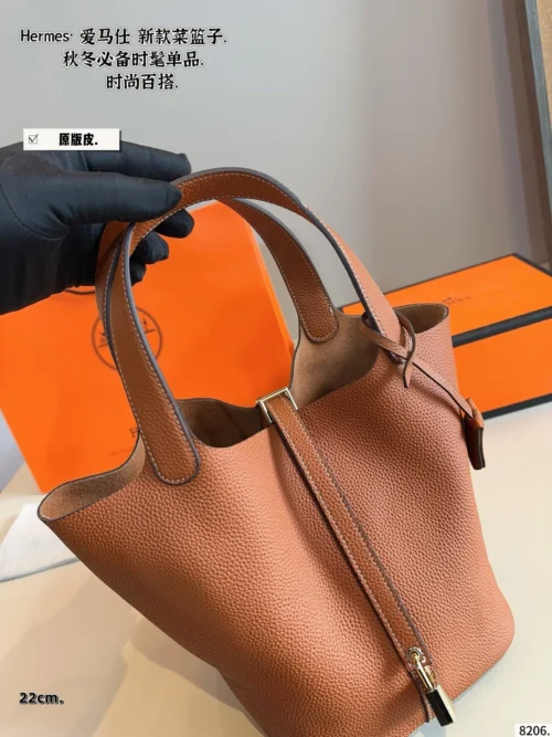 Hermes Picotin Leather Bag
