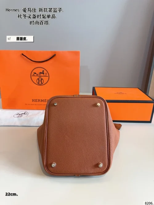 Hermes Picotin Leather Bag