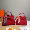 Hermes Kelly Leather Bag
