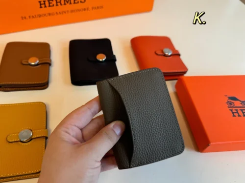 Hermes Leather Card Holder