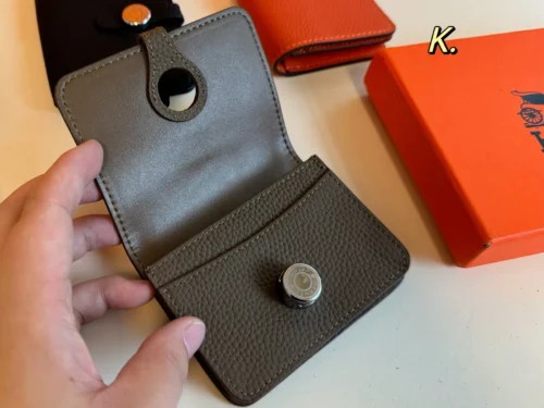 Hermes Leather Card Holder