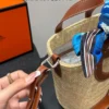Hermes Picotin Raffia Bucket Bag