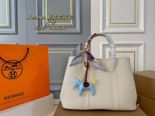 Hermes Garden Party Large Leather Bag