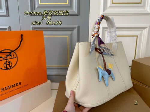 Hermes Garden Party Large Leather Bag