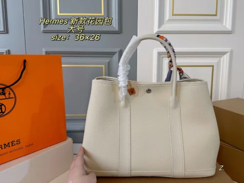 Hermes Garden Party Large Leather Bag