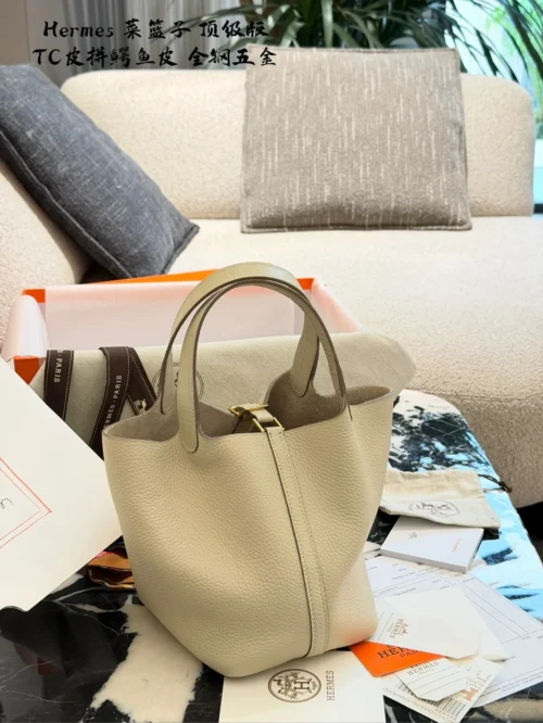 Hermes Picotin Calfskin Bag Style 0082