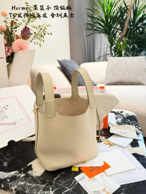 Hermes Picotin Calfskin Bag Style 0082