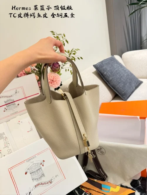 Hermes Picotin Calfskin Bag Style 0082