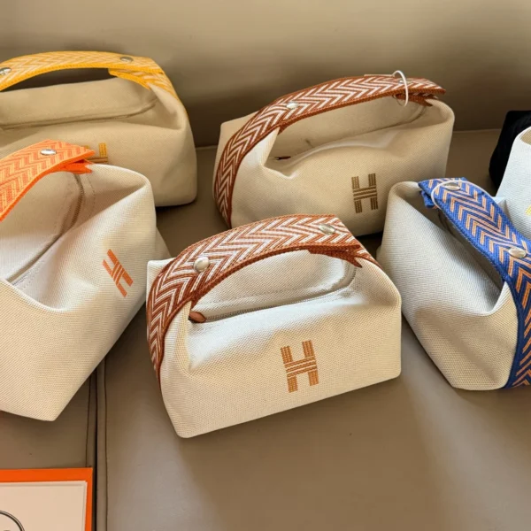 HERMES0126-01 Hermes Canvas Bag Style 0126