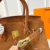 Hermes Birkin Suede Handbag Style 0134