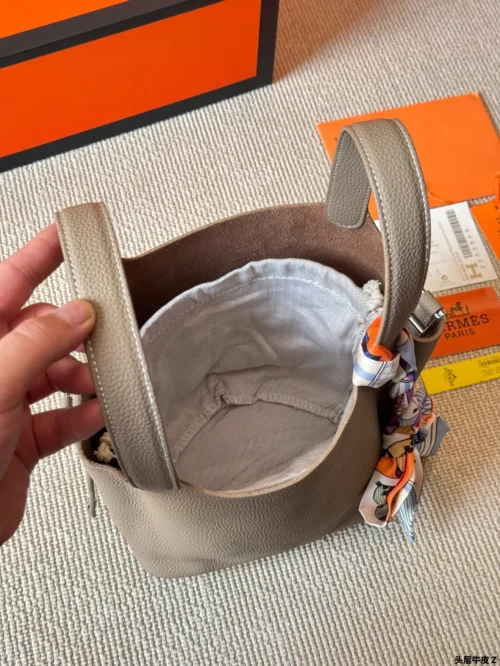 Hermes Picotin Leather Bag Style 0146
