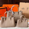 Hermes Garden Party Calfskin Bag Style 0193