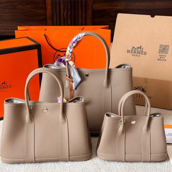Hermes Garden Party Calfskin Bag Style 0193