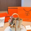 Hermes Picotin White Leather Bag