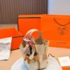Hermes Picotin White Leather Bag