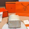 Hermes Picotin White Leather Bag