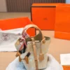 Hermes Picotin White Leather Bag