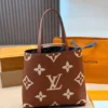 Louis Vuitton White Leather Top Handle Bag