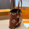 Louis Vuitton White Leather Top Handle Bag