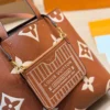 Louis Vuitton White Leather Top Handle Bag