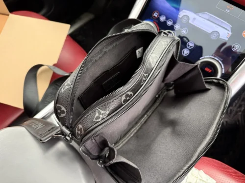 Louis Vuitton Leather Messenger Bag