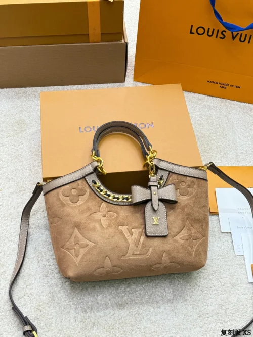 Louis Vuitton Brown Monogram Leather Crossbody Bag