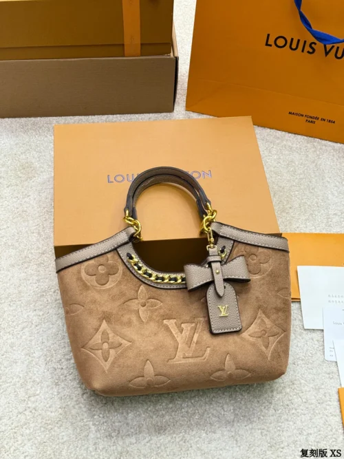 Louis Vuitton Brown Monogram Leather Crossbody Bag