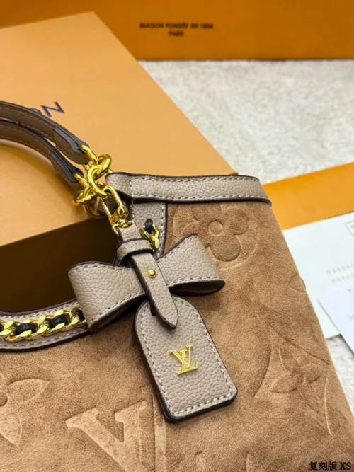 Louis Vuitton Brown Monogram Leather Crossbody Bag