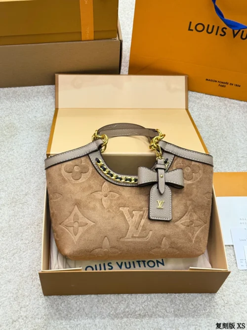 Louis Vuitton Brown Monogram Leather Crossbody Bag