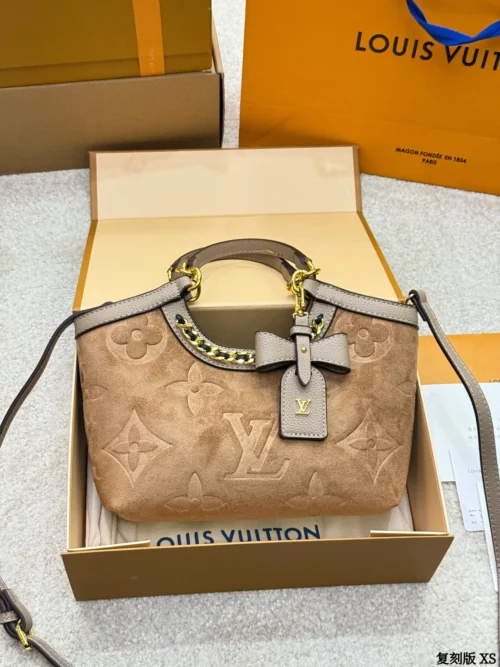 Louis Vuitton Brown Monogram Leather Crossbody Bag