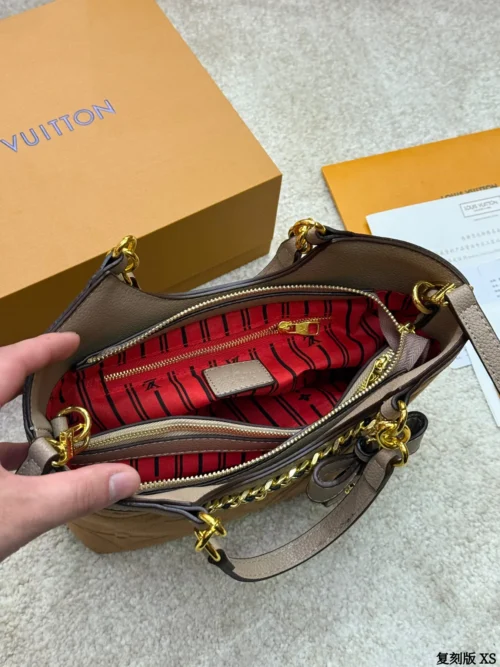 Louis Vuitton Brown Monogram Leather Crossbody Bag