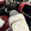 Louis Vuitton Silver Canvas Crossbody Bag