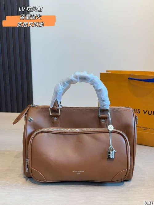 Louis Vuitton Keepall Calfskin Travel Bag