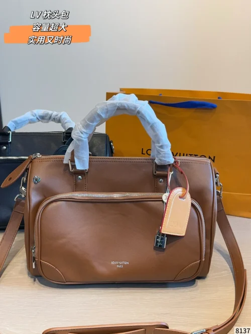Louis Vuitton Keepall Calfskin Travel Bag