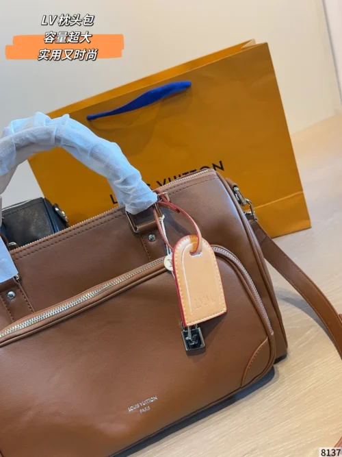 Louis Vuitton Keepall Calfskin Travel Bag