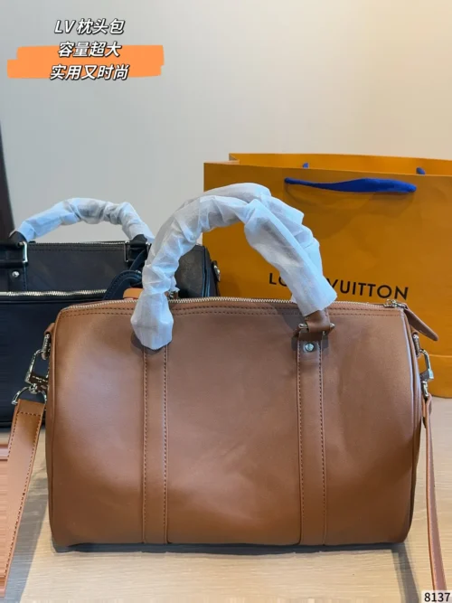 Louis Vuitton Keepall Calfskin Travel Bag