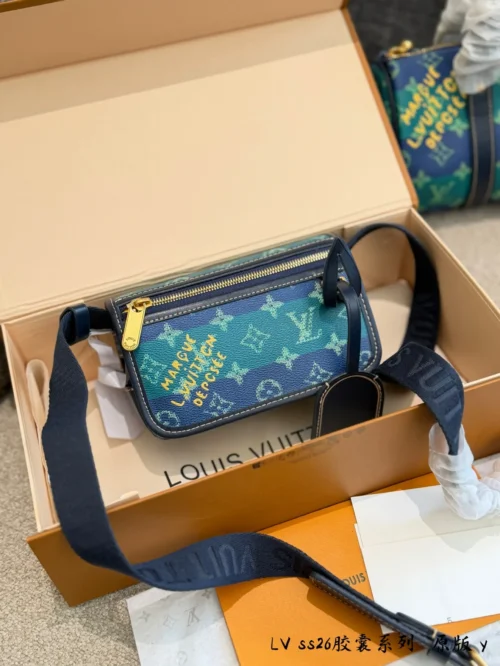 Louis Vuitton Gold Monogram Canvas Crossbody Bag