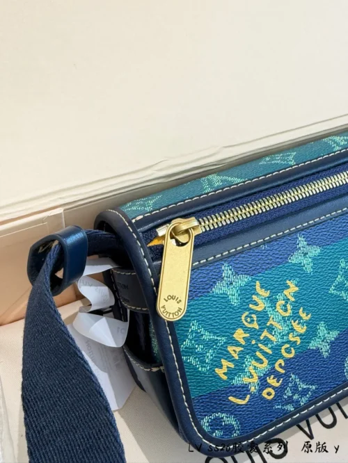 Louis Vuitton Gold Monogram Canvas Crossbody Bag